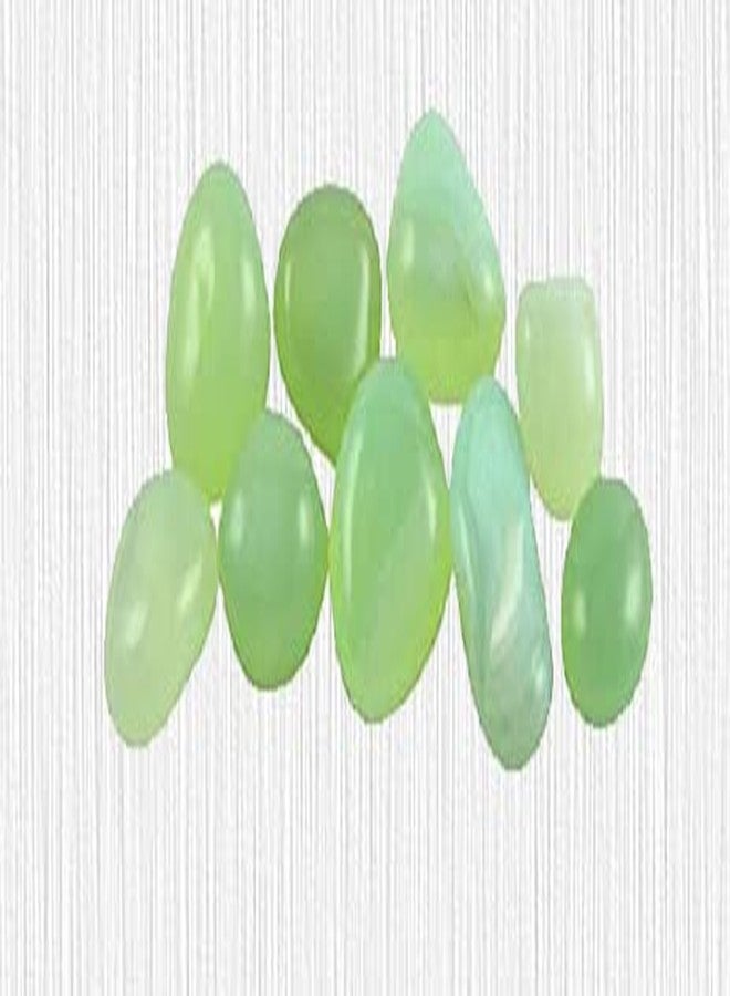 TOI Shop Green Agate Tumble/Pebbles Stone. for Reiki, Crystal, Vastu, Fang Shui Aura, Home Decor, Office Decor, Gifting, Good Luck, showpiece etc. (Green Onyx, 400 gm) - Image 3